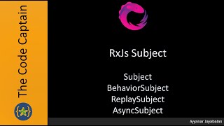 RxJs Subject  Subject BehaviorSubject ReplaySubject AsyncSubject [upl. by Nedmac]