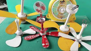 9 Extremely beautiful homemade fans  Ceiling fans  Table fans [upl. by Pascoe389]