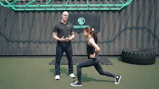 Alternating Reverse Lunge  Target your glutes and hamstrings [upl. by Ahsitra]