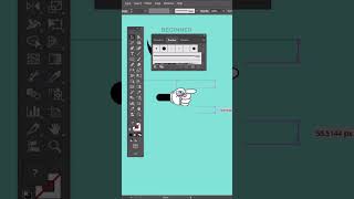 Tips Adobe illustrator xuhuong tiktoktrend illustratortutorial kqdesigner graphicdesigner [upl. by Chuipek]