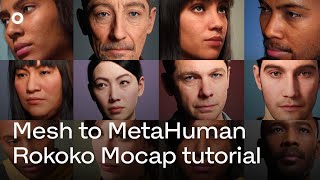 Mesh To Metahuman Mocap Tutorial  Rokoko Guides [upl. by Aihsyak485]