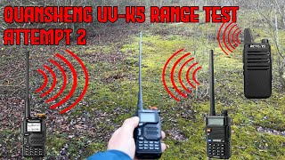 Quansheg UVK5 Range Test Part 2 [upl. by Terence]