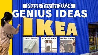 9 Genius IKEA Ideas You Need to Try in 2024  Amazing SpaceSaving Hacks amp Innovative Products [upl. by Nevet]