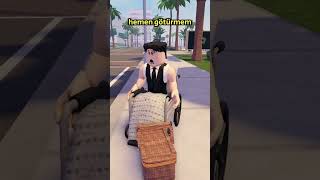 FAKİR KIZ SAKAT ADAMA YARDIM EDİYOR P1 roblox brookhavenrp viral trend viralvideos shorts [upl. by Pompei]