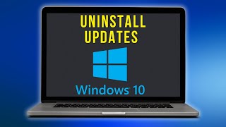 HOW TO UNINSTALL UPDATES ON WINDOWS 10  STEP BY STEP [upl. by Nnylatsyrc602]