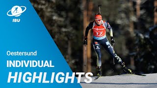 World Cup 2223 Oestersund Women Individual Highlights [upl. by Shamus544]