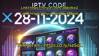 Free IPTV Code Xtream Code 2024 2025  28112024 [upl. by Ihteerp]