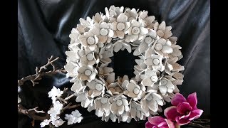 DIY Kranz basteln durchs Jahr – wreath decoration – украшение венок – upcycling – einfach [upl. by Bitthia]