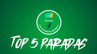 TOP 5 PARADAS  LigaGuerrerasIberdrola 2425  Jornada 4 💚 [upl. by Silloc]