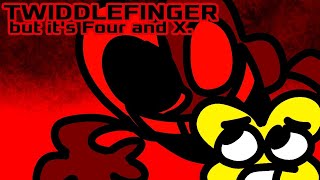 TWIDDLEFINGER but its Four and X  TWIDDLEFINGER and BFDI Animation [upl. by Highams263]