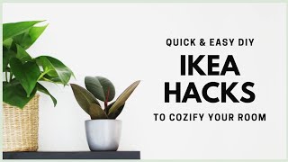 Quick amp Easy DIY IKEA Hacks to Cozify your Room Cozy Room Decor Ideas [upl. by Wera]