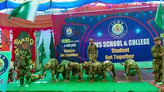 ICMS Kids performing on Army Tabloo 2024 [upl. by Hopkins903]