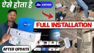 Jio AirFiber installation Process Full Details Connection Recharge amp Plan jio wifi in 2024 update [upl. by Yerac]