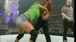 2004 03 29 RAW 1 Nidia vs Molly Holly [upl. by Imuyam]