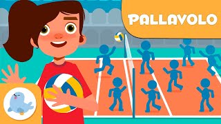 PALLAVOLO per bambini  Regole base [upl. by Ayin566]