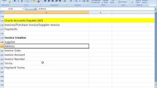 Oracle R12 Financials Training  Accounts Payables Overview [upl. by Arymas]