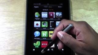 Kinde Fire HD How to Download Books​​​  H2TechVideos​​​ [upl. by Gnilrets]