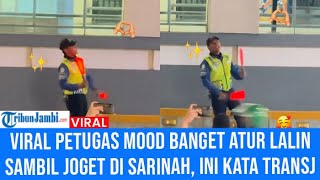 Viral Petugas Mood Banget Atur Lalin Sambil Joget di Sarinah Ini Kata TransJ [upl. by Ralyks]