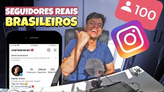 COMO COMPRAR SEGUIDORES BRASILEIROS REAIS NO INSTAGRAM FÁCIL E RÁPIDO [upl. by Nonnad]