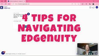 Edgenuity 4 Tips [upl. by Tobin655]