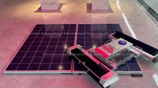 Intelligent Automatic Photovoltaic Brush Robot solar Panel Cleaning Machine high Efficient [upl. by Lady254]