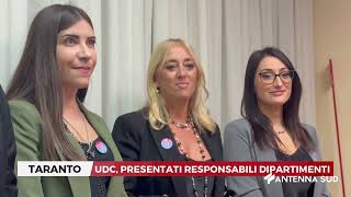 02 NOVEMBRE 2024 TARANTO UDC PRESENTATI RESPONSABILI DIPARTIMENTO [upl. by Story]