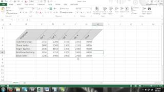 Excel For Noobs Part 45 How to Display Text at an Angle Text Orientation Format Excel 2016 2013 [upl. by Arimlede]