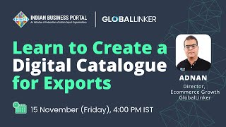 Learn to Create a Digital Catalogue for Your Export Business  15 Nov 2024 [upl. by Luapleahcim]