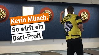 Dart Wurftechnik und Fingerhaltung  Tipps von Kevin Münch  Orange by Handelsblatt [upl. by Lindsey117]