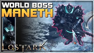 MANETH  Location Icewing Heights  Field World Boss  LOST ARK  PC F2P MMORPG Gameplay Guide [upl. by Ynabla519]