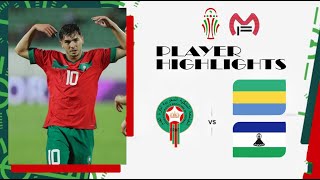 Hight Lights  Brahim Díaz against Gabon and Lesotho in Africa Cup of Nations Qualifiers [upl. by Daeriam398]