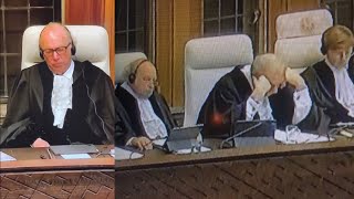 Judges Caught Sleeping during Israels ICJ Hearing [upl. by Beverly476]