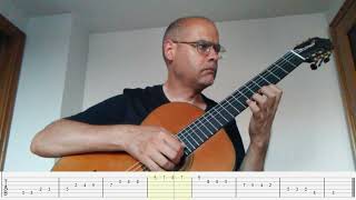 C major scale  Tab  Diatonic major and minor scales by Andrés Segovia [upl. by Ennaeiluj44]