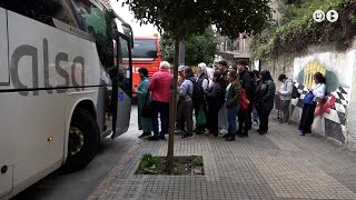 Es compleixen els serveis mínims de la vaga d’autobusos [upl. by Kalk]