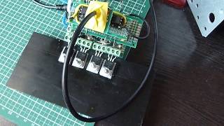 HBridge DIY Driver IRF3205 IR2101 gate driver [upl. by Ahsirat]