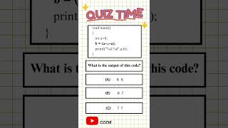 C Programming Quiz  Decrement operator in 24 sec  Code Quiz Express  Can you Solve this  Quiz [upl. by Naerb]