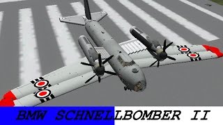 KSP BMW Schnellbomber II Concept plane Firespitter amp B9 Aerospace [upl. by Eelrefinnej]