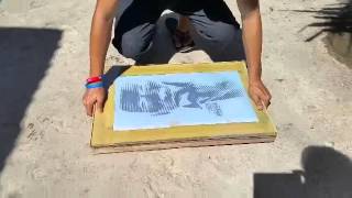 How to make a Photographic Silkscreen Printing [upl. by Eustasius606]