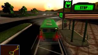 Bus Driver Windows XP Gameplay Route 16 [upl. by Doscher]