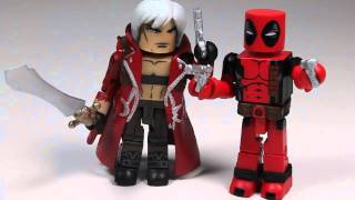 Marvel Vs Capcom 3 Deadpool amp Dante Minimates [upl. by Cyrille]