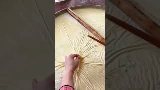 Dried bean curd sticks making process [upl. by Ayk]