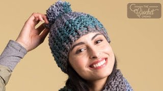 Easy Crochet Artsy Puff Pom Pom Hat [upl. by Areivax]