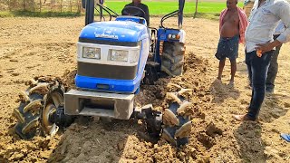 sonalika 50 hp 4wd tractor power test  sonalika tractor gadi video [upl. by Gersham]