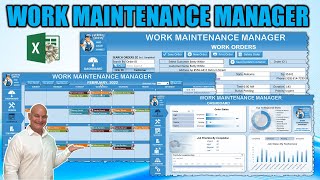 How To Create A Work Maintenance Manager With Dashboard amp Scheduler In Excel Free Download [upl. by Otir]