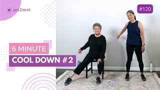 6 MIN COOLDOWN STRETCHES after Workout  Beginners Seniors [upl. by Yllah]