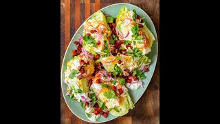 Loaded Wedge Salad with Blue Cheese amp Chorizo [upl. by Baoj]