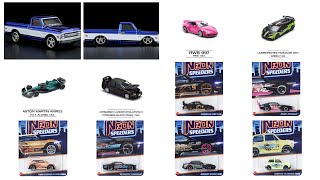 This is the best Hot Wheels Neon Speeders Upcoming Hot Wheels RLC Chevy C10 New Cars from Pop Race [upl. by Aitnyc]