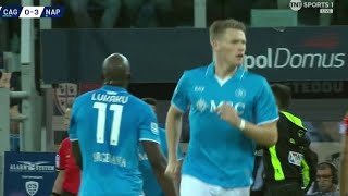 Scott McTominay Debut Performance vs Cagliari Cagliari vs Napoli 04 All Goals Highlights [upl. by Eddy]