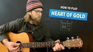 🎸 Heart of Gold • guitar lesson w intro tab amp chords Neil Young [upl. by Bronwen150]