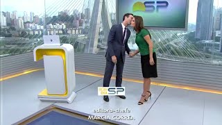 Trechos do Bom Dia SP com César Tralli e Sabina Simonato  30032018 [upl. by Nwahsyd]